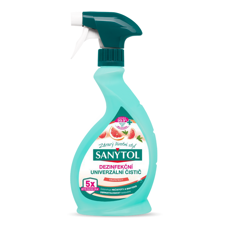 Sanytol Dezinfekční univerzální čistič – grapefruit (500 ml)