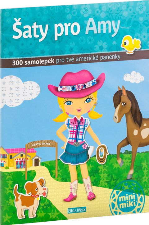 Obrázek produktu: Šaty pro AMY - kniha samolepek