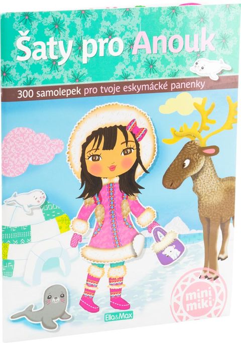 Obrázek produktu: Šaty pro Anouk - kniha samolepek