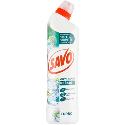 Savo Turbo - WC čistič - na vodní kámen, 700 ml