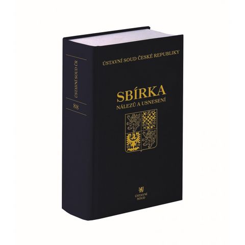 Obrázek produktu: Sbírka nálezů a usnesení ÚS ČR, svazek 88 (vč. CD)