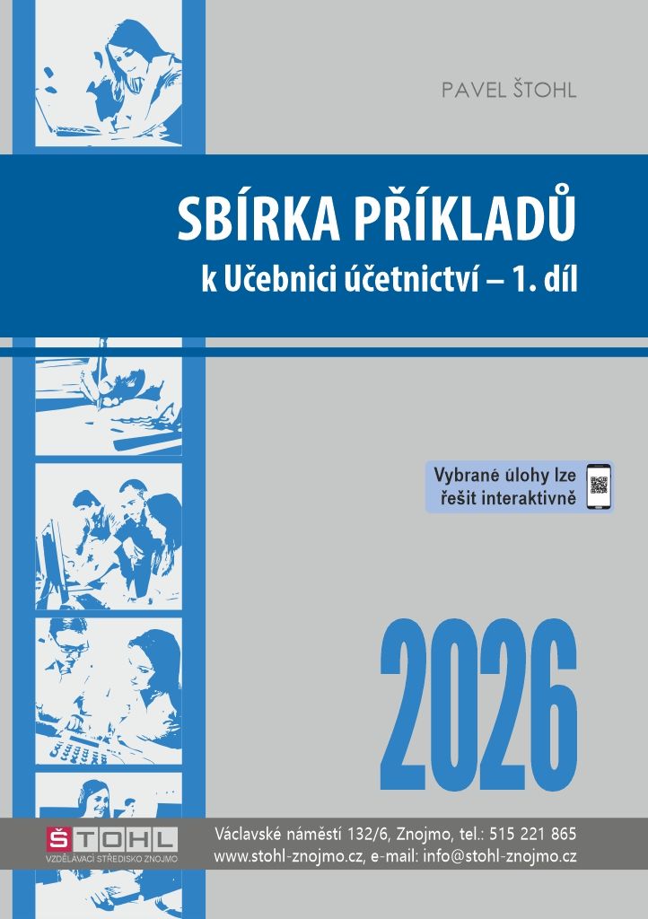 Sbírka příkladů k učebnici Účetnictví 2026 - 1. díl