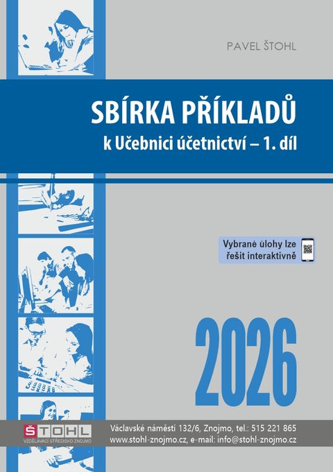 Obrázek produktu: Sbírka příkladů k učebnici Účetnictví 2026 - 1. díl