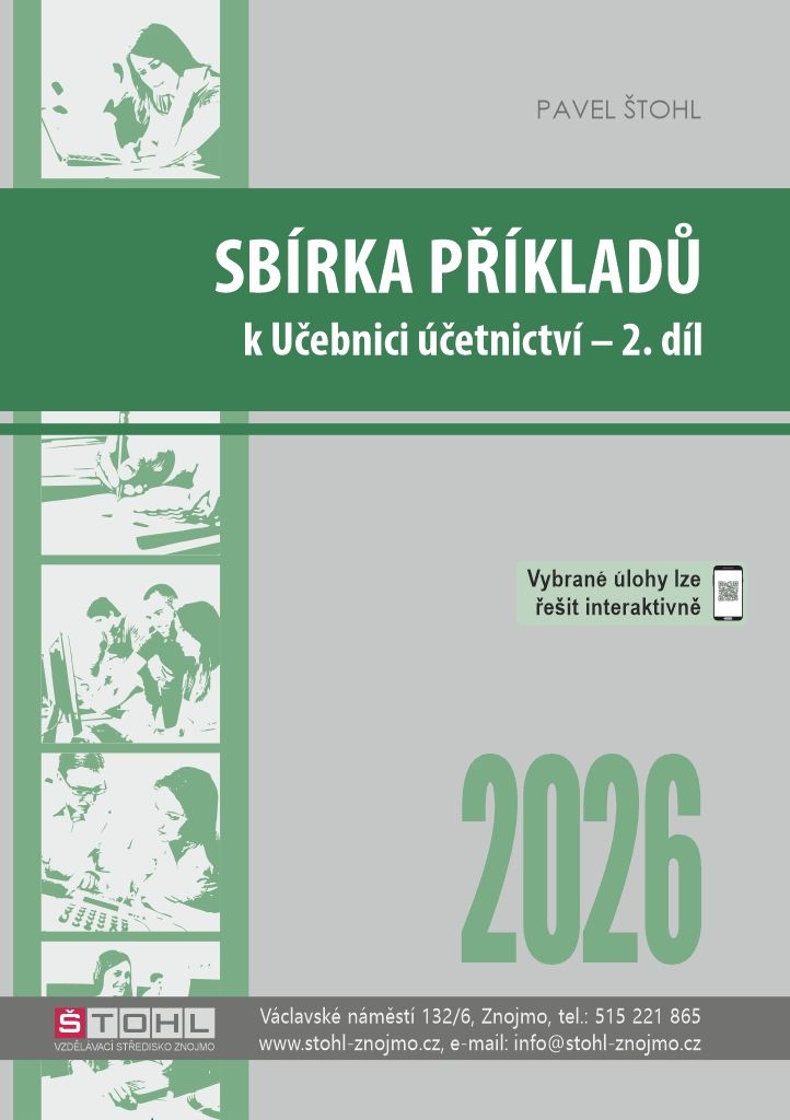 Sbírka příkladů k učebnici Účetnictví 2026 - 2. díl