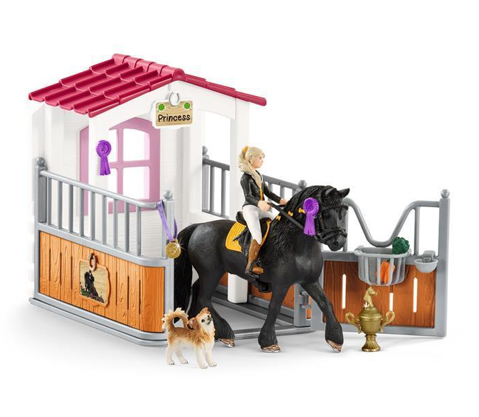 Schleich 42437 Stáj s koněm klubová, Tori + Princess