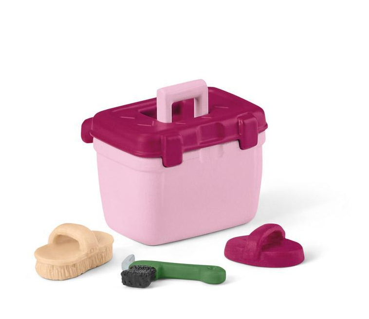 Schleich - Koňský postroj, Pečovatelský set v kufříku