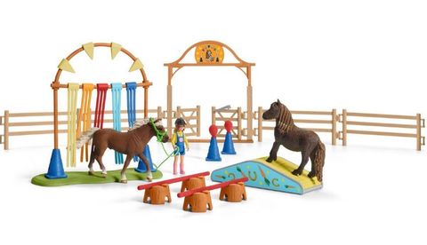 Obrázek produktu: Schleich 42481 Trénink v agility pro poníky