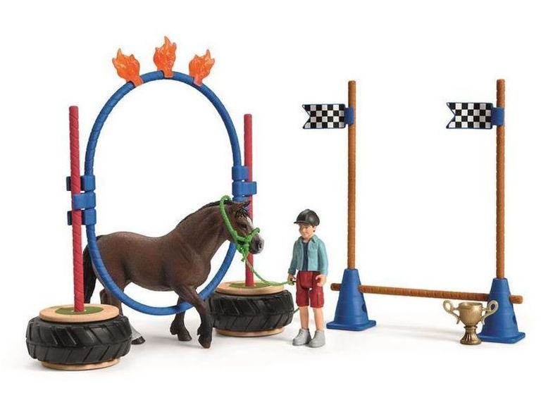 SCHLEICH Farm World® 42482 Závod v agility pro pony