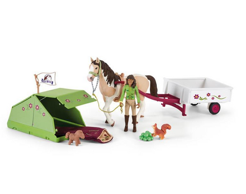 Obrázek produktu: Schleich 42533 Sarah s koníkem a zvířátky kempují