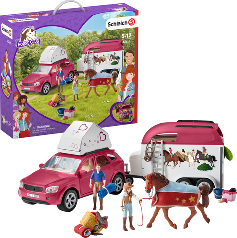 Obrázek produktu: Schleich 42535 Dobrodružné auto s přívěsem a koněm