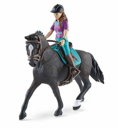 Obrázek produktu: Schleich 42541 Hnědovláska Lisa s pohyblivými klouby na koni