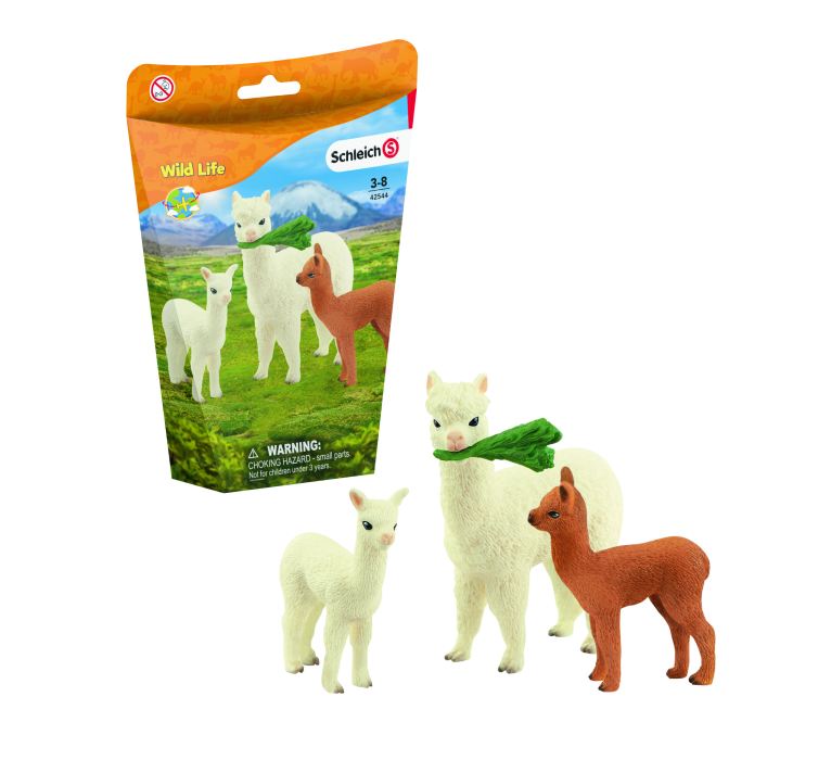 Schleich 42544 Rodina lam Alpaka