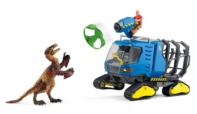 Schleich 42604 Pásové vozidlo na odchyt Dinosaurů