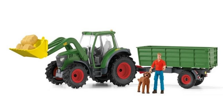 Schleich - Farma, Traktor s přívěsem