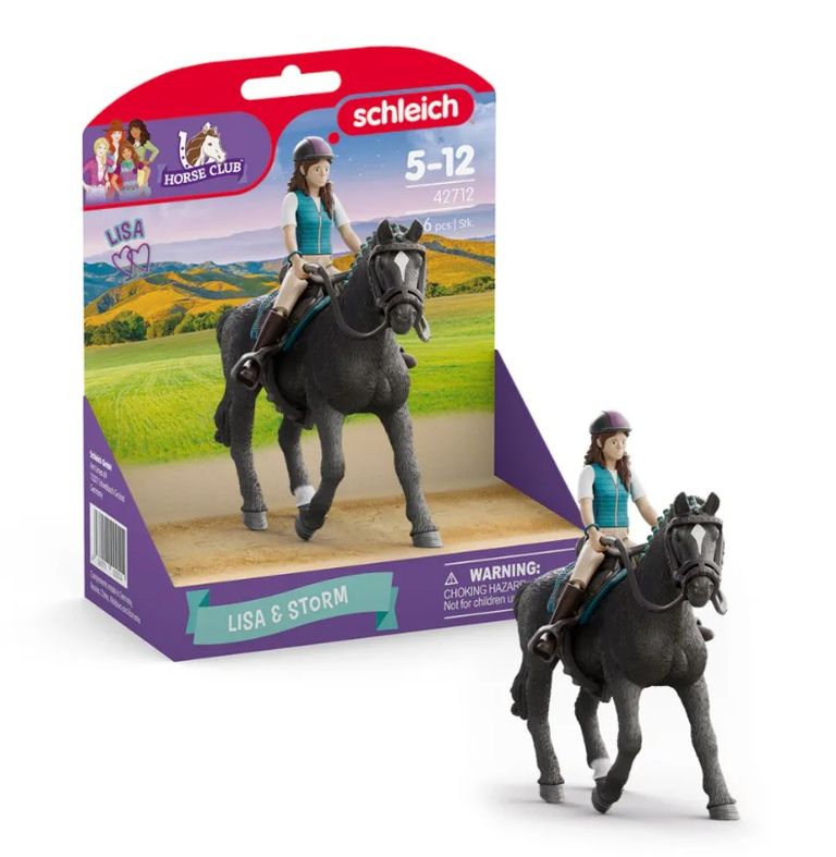 Schleich - Kůň s jezdcem, Lisa a Storm