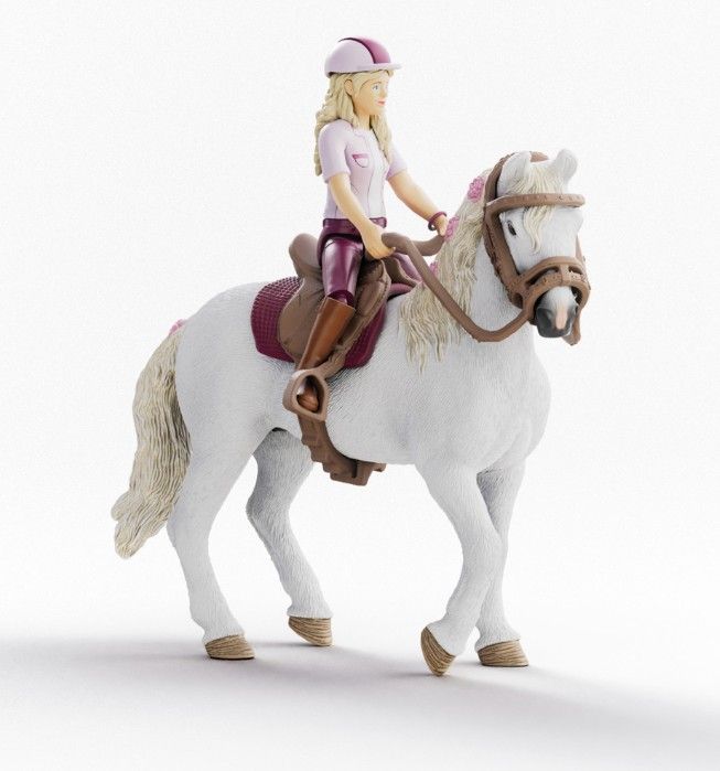 Schleich - Kůň s jezdcem, Sofia a Blossom