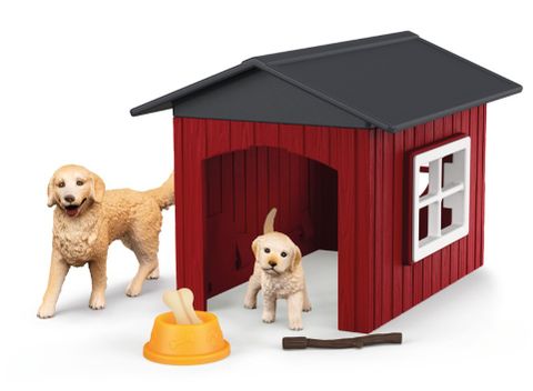 Obrázek produktu: Schleich 42722 Psí bouda se zlatým retrívrem