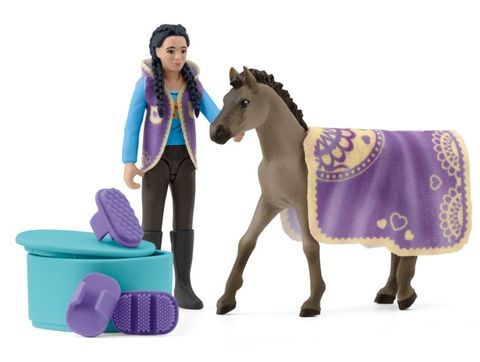 Obrázek produktu: Schleich 42753 Zkrášlovací sada pro koně Criollo Definitivo s Kim