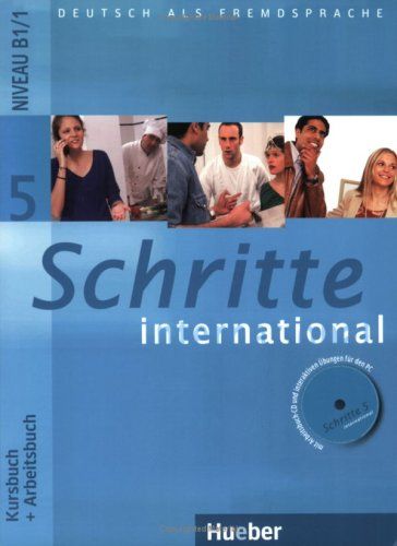 Schritte international 5 Paket ( Kursbuch, Arbeitsbuch, CZ Glossar) Hueber Verlag