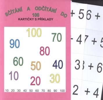 Sčítání a odčítání do 100 - /16 karet,128 příkladů na sčítání a odčítání/
