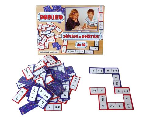 Obrázek produktu: Sčítání a odčítání - domino - společenská hra
