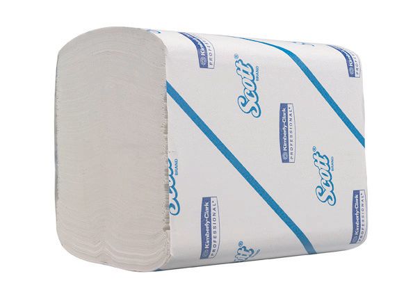SCOTT 8508 toaletní papír skládaný - 2vrstvý, bílý (36 x 250 útržků)