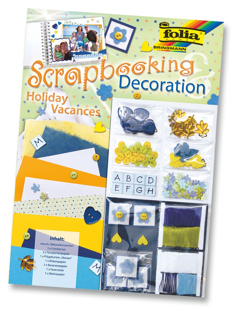 Scrapbooking sada "dovolená"