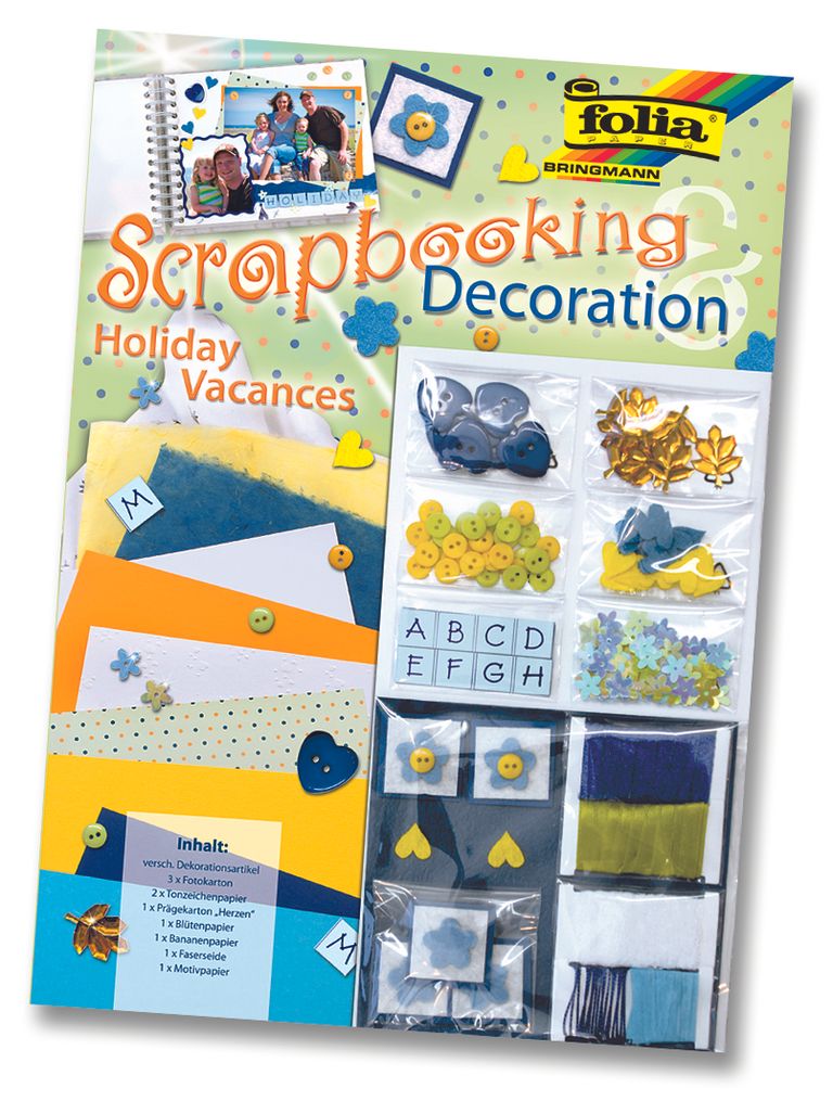 Scrapbooking sada "dovolená"