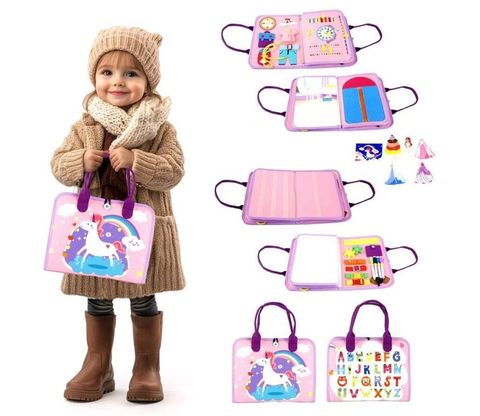 Obrázek produktu: Senzorická busy kniha Jedonorožec