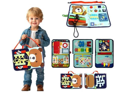 Obrázek produktu: Senzorická busy kniha Medvídek