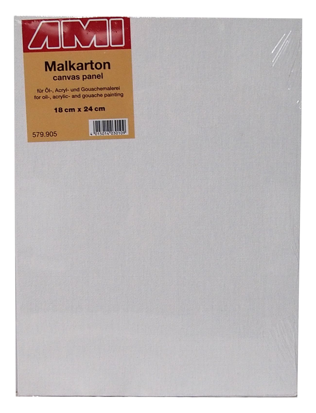 Šepsované plátno na lepence AMI, 18 × 24 cm