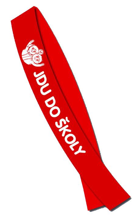 Obrázek produktu: Šerpa - Jdu do školy - červená