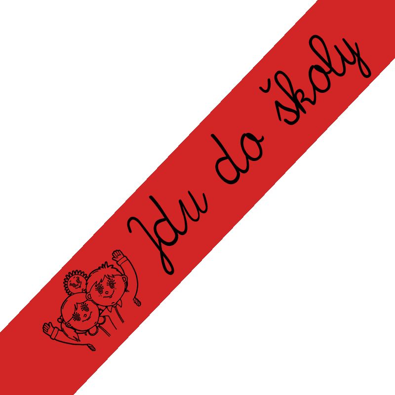 Šerpa - Jdu do školy - červená