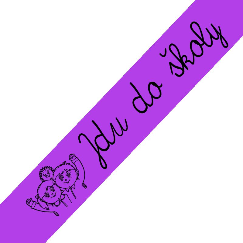 Šerpa - Jdu do školy - fialová