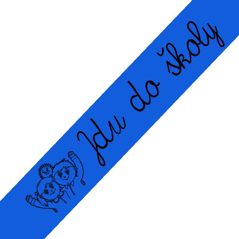 Šerpa - Jdu do školy - modrá
