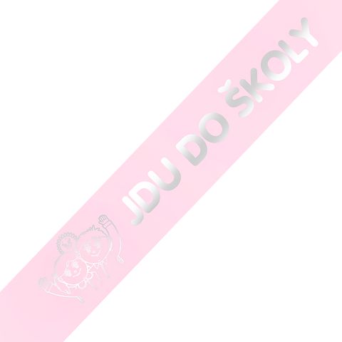Obrázek produktu: Šerpa - Jdu do školy - růžová
