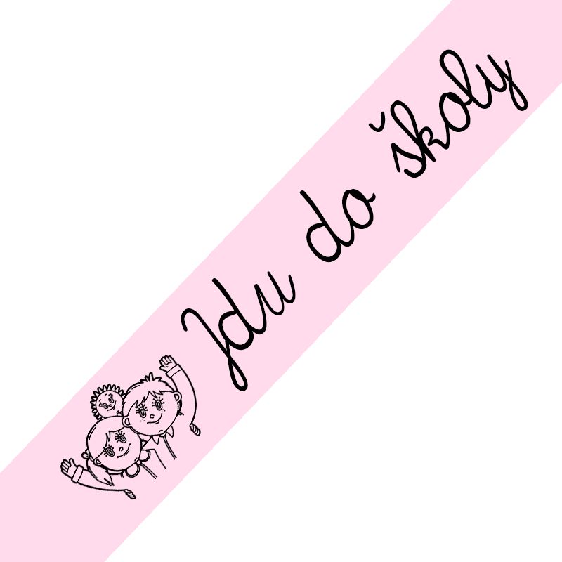 Šerpa - Jdu do školy - růžová