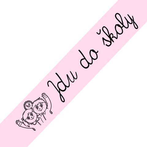 Obrázek produktu: Šerpa - Jdu do školy - růžová