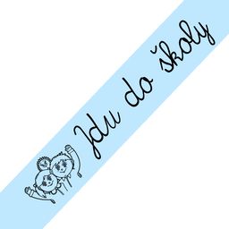 Obrázek produktu: Šerpa - Jdu do školy - světlemodrá