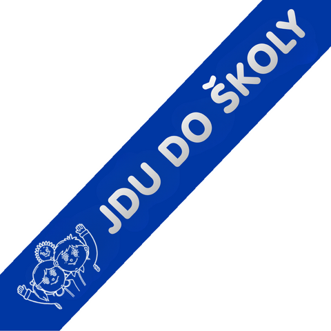 Obrázek produktu: Šerpa - Jdu do školy - tmavě modrá