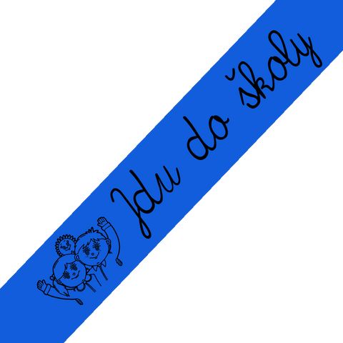 Obrázek produktu: Šerpa - Jdu do školy - tmavě modrá