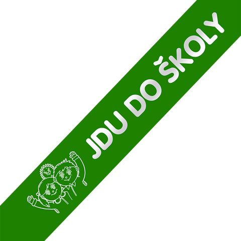 Obrázek produktu: Šerpa - Jdu do školy - zelená