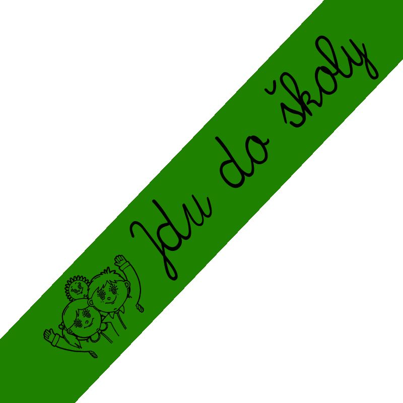 Šerpa - Jdu do školy - zelená