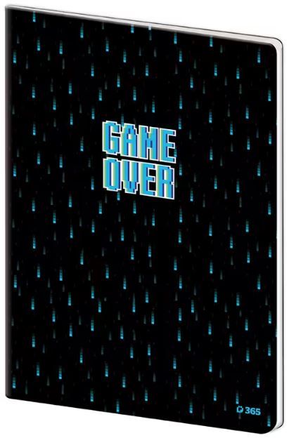 Sešit 444 linkovaný plastové desky - Game Over