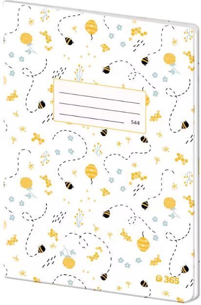 Sešit 544 linkovaný papírové desky - Bees