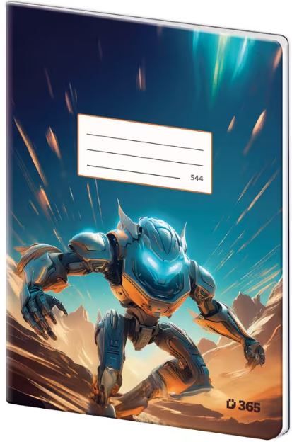 Sešit 544 linkovaný papírové desky - Sci-fi