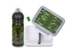 Obrázek produktu: Set Zdravá lahev 0,7 l a Zdravá sváča - Army
