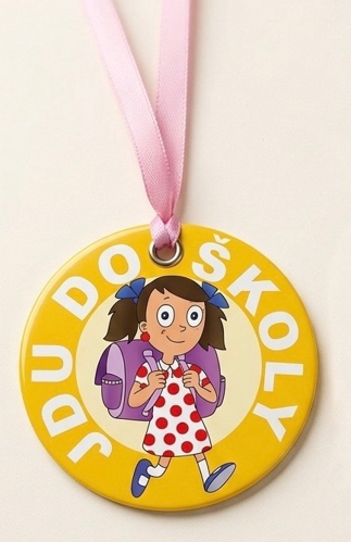 Obrázek produktu: SEVT Pamětní medaile JDU DO ŠKOLY pro holky
