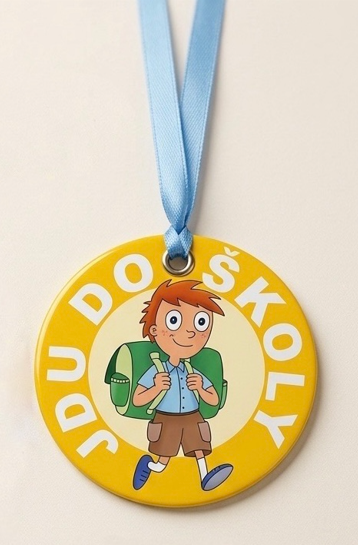 Obrázek produktu: SEVT Pamětní medaile JDU DO ŠKOLY pro kluky