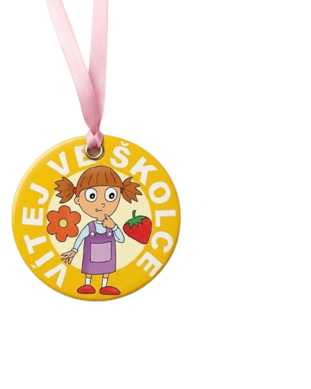 Obrázek produktu: SEVT Pamětní medaile VÍTEJ VE ŠKOLCE pro holky